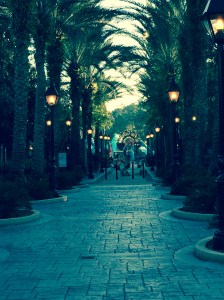 Walkway to the pool at French Quarter (moderate)